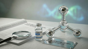 image of retatrutide studies on a desk